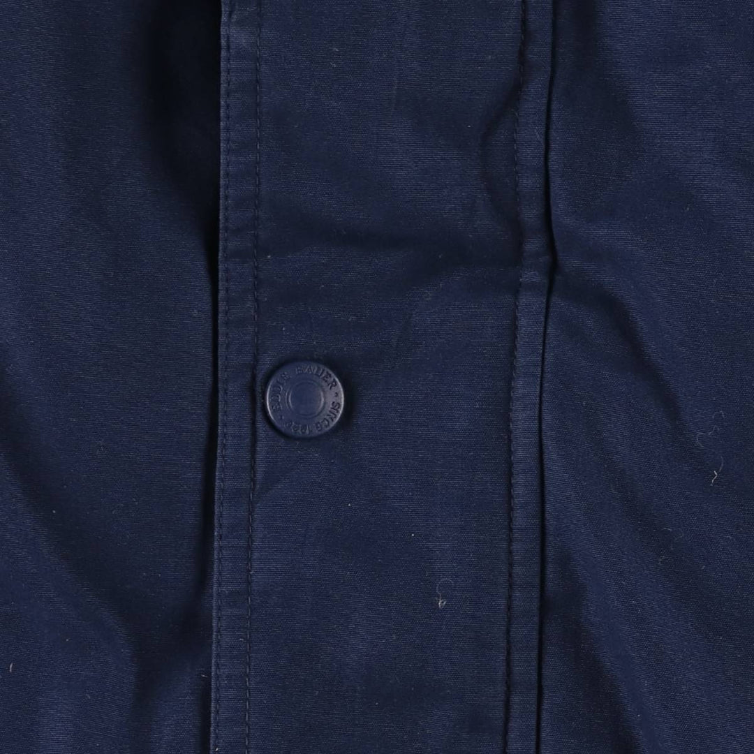 Eddie Bauer Goose Down Parka, Men's Size L polyester navy blue type Vintage Second Hand