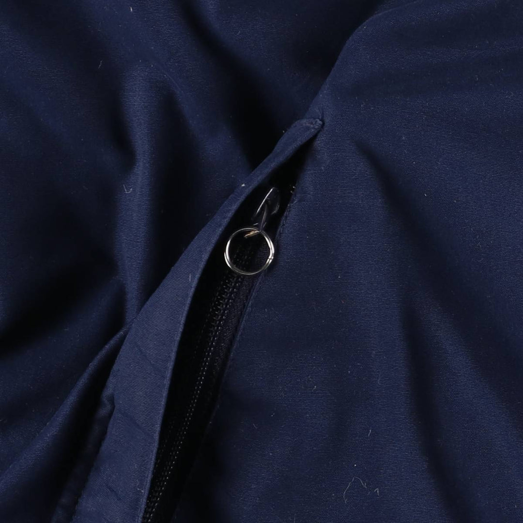 Eddie Bauer Goose Down Parka, Men's Size L polyester navy blue type Vintage Second Hand