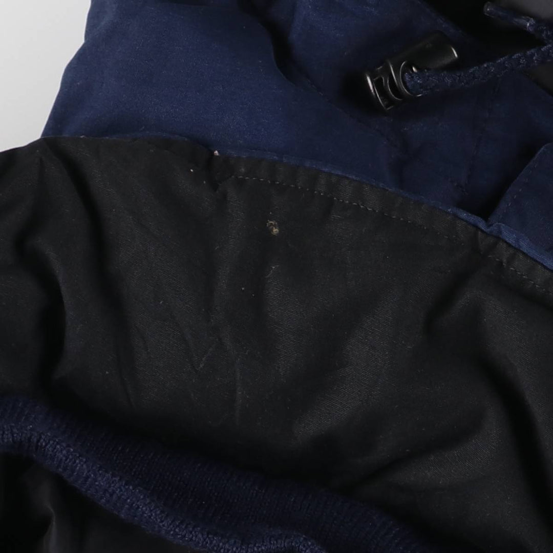 Eddie Bauer Goose Down Parka, Men's Size L polyester navy blue type Vintage Second Hand