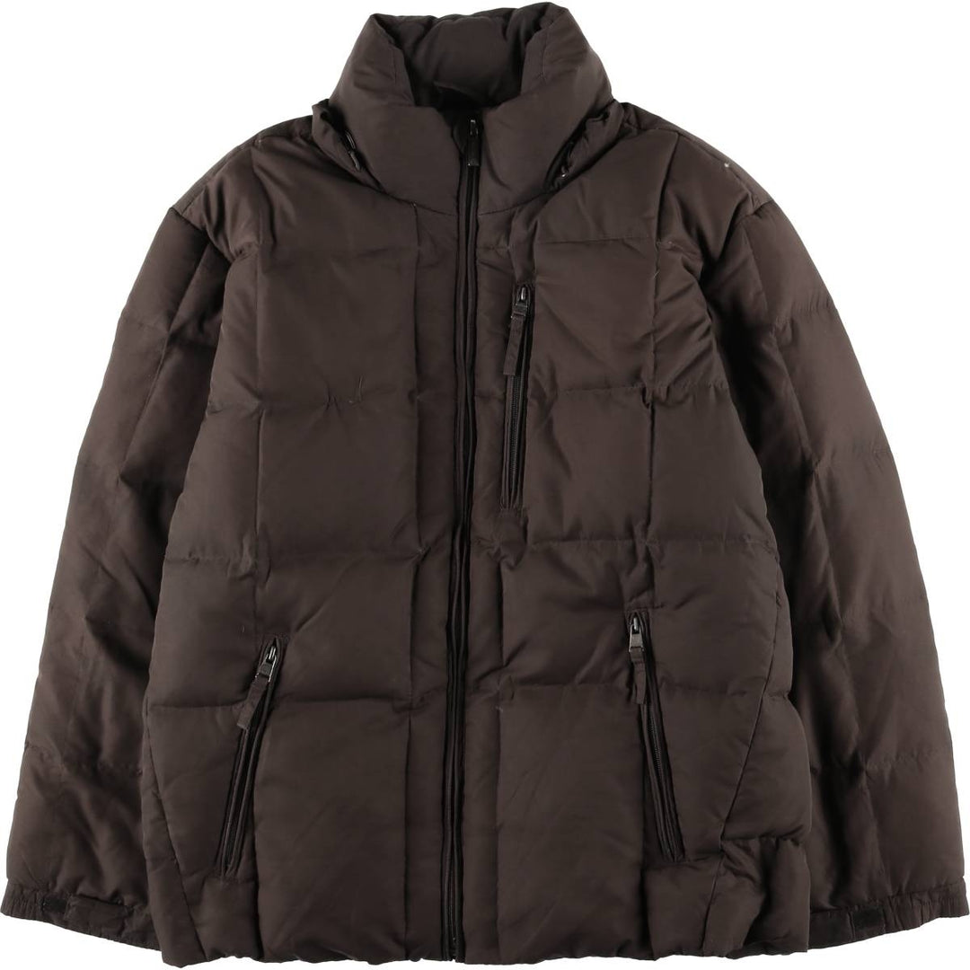 Calvin Klein down jacket, men's size L polyester brown type Vintage Second Hand