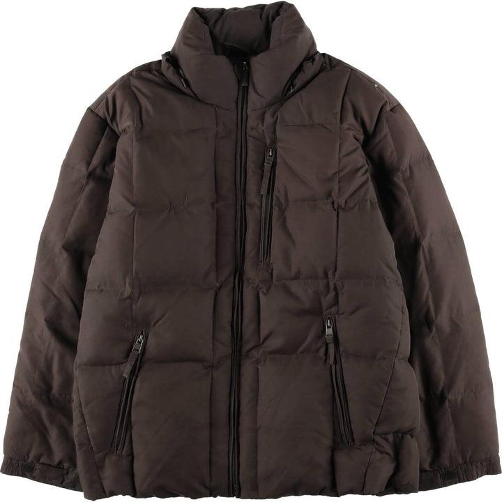 Calvin Klein down jacket, men's size L polyester brown type Vintage Second Hand