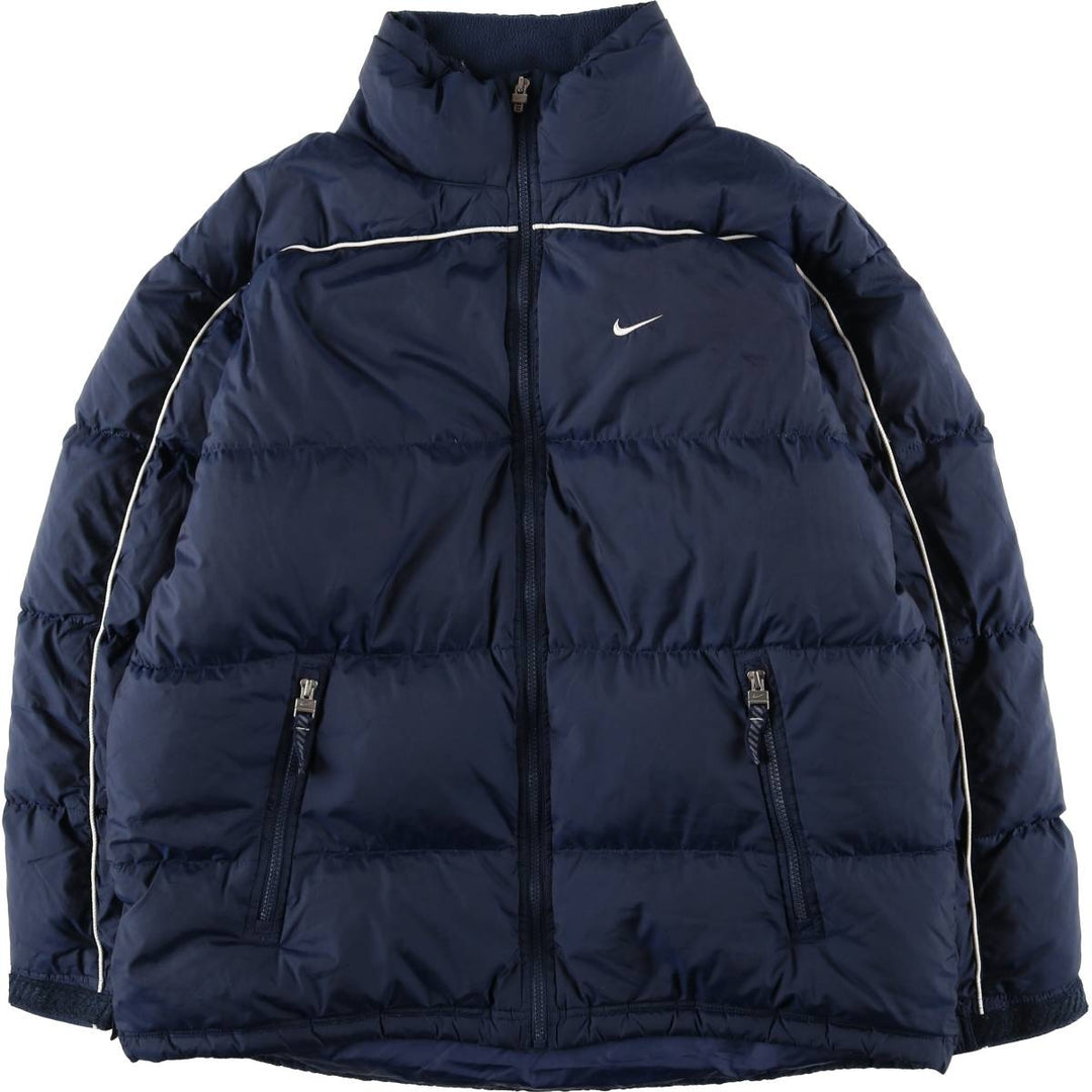 00'S Nike Down Jacket Men's M size polyester navy blue type Vintage Second Hand