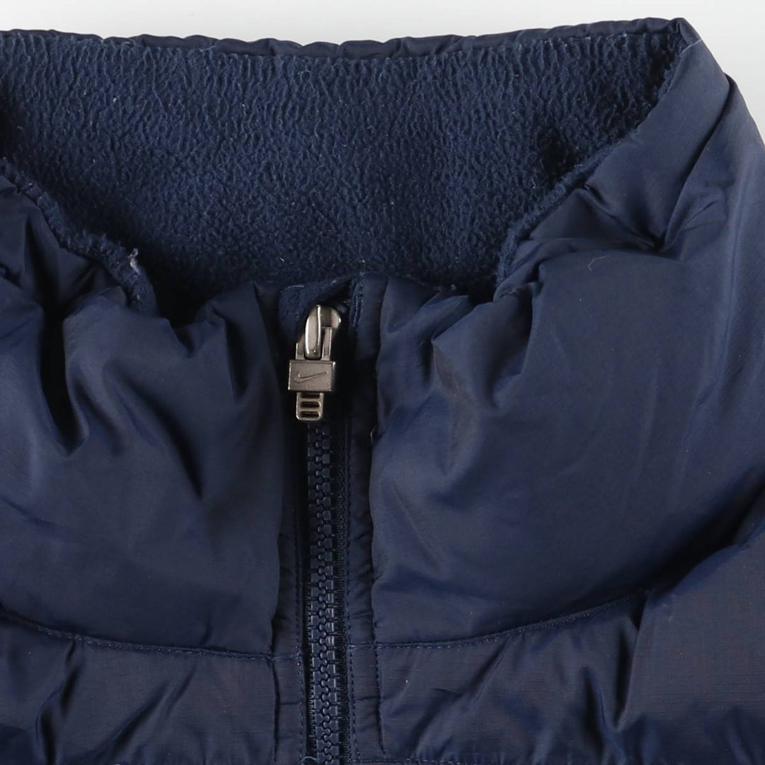 00'S Nike Down Jacket Men's M size polyester navy blue type Vintage Second Hand
