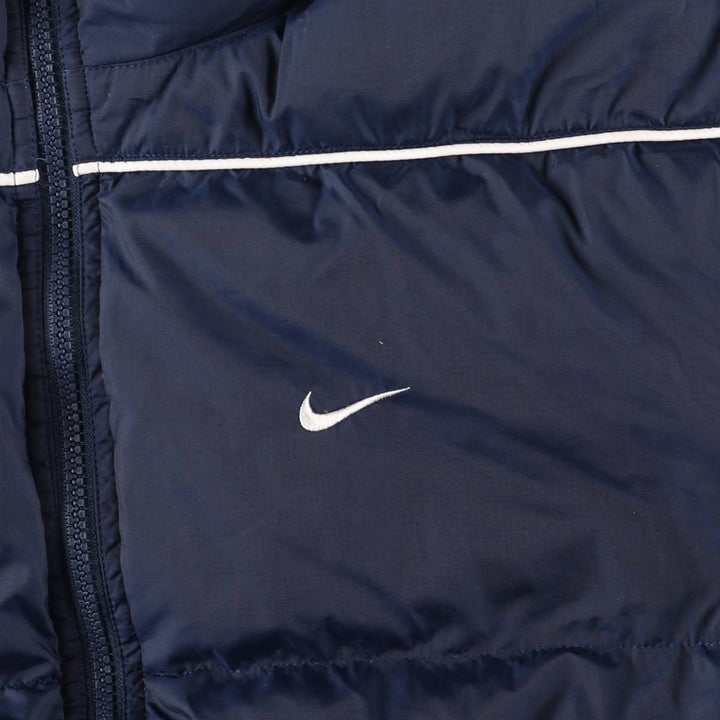 00'S Nike Down Jacket Men's M size polyester navy blue type Vintage Second Hand