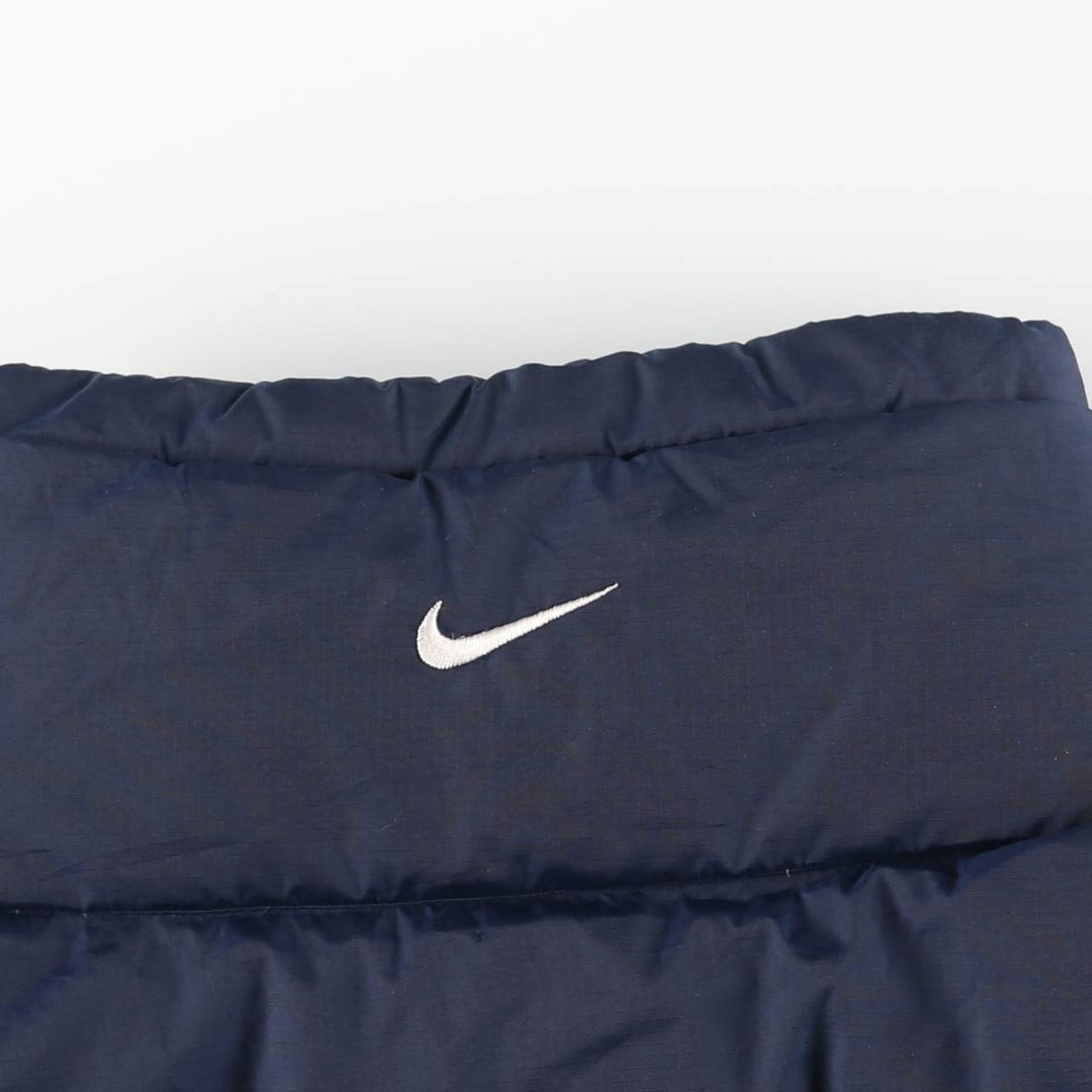 00'S Nike Down Jacket Men's M size polyester navy blue type Vintage Second Hand