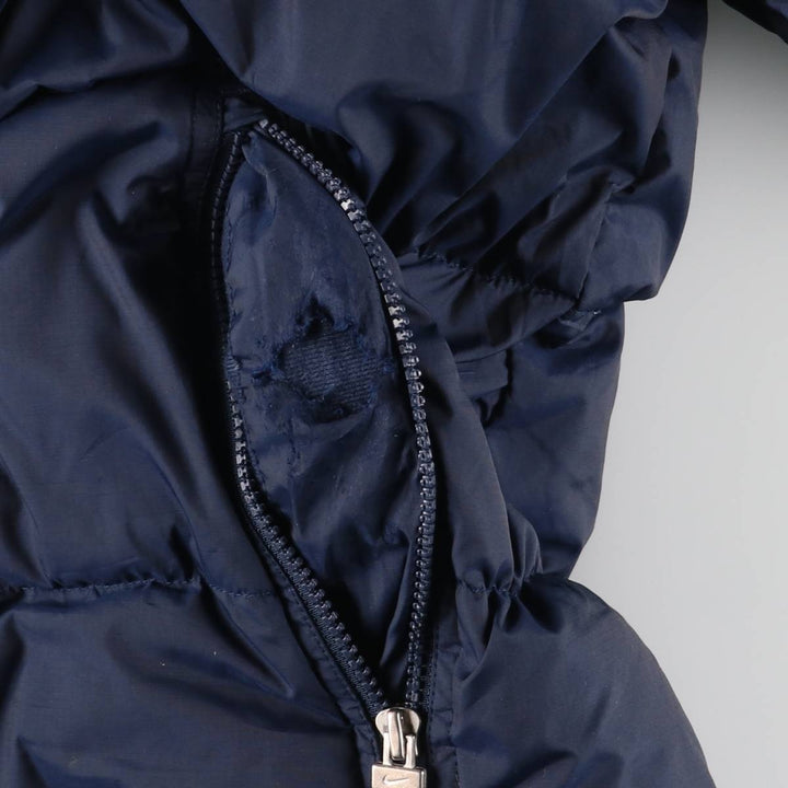 00'S Nike Down Jacket Men's M size polyester navy blue type Vintage Second Hand