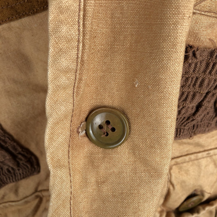 1980'S CALIBER Shooting Vest, Men's Size L (approx.), Vintage cotton brown type Vintage Second Hand