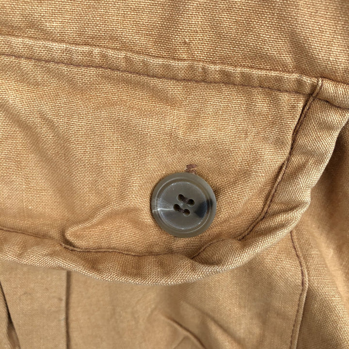 1980'S CALIBER Shooting Vest, Men's Size L (approx.), Vintage cotton brown type Vintage Second Hand