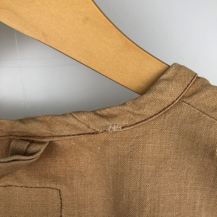 1980'S CALIBER Shooting Vest, Men's Size L (approx.), Vintage cotton brown type Vintage Second Hand
