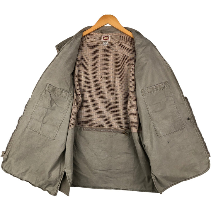 80'S Banana Republic Safari Vest Men's XL Size Vintage cotton Beige type Vintage Second Hand