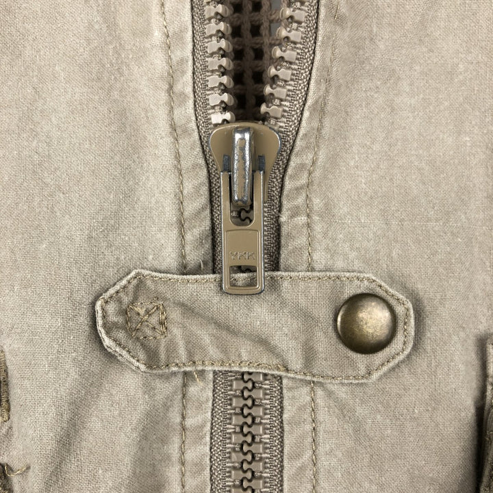80'S Banana Republic Safari Vest Men's XL Size Vintage cotton Beige type Vintage Second Hand