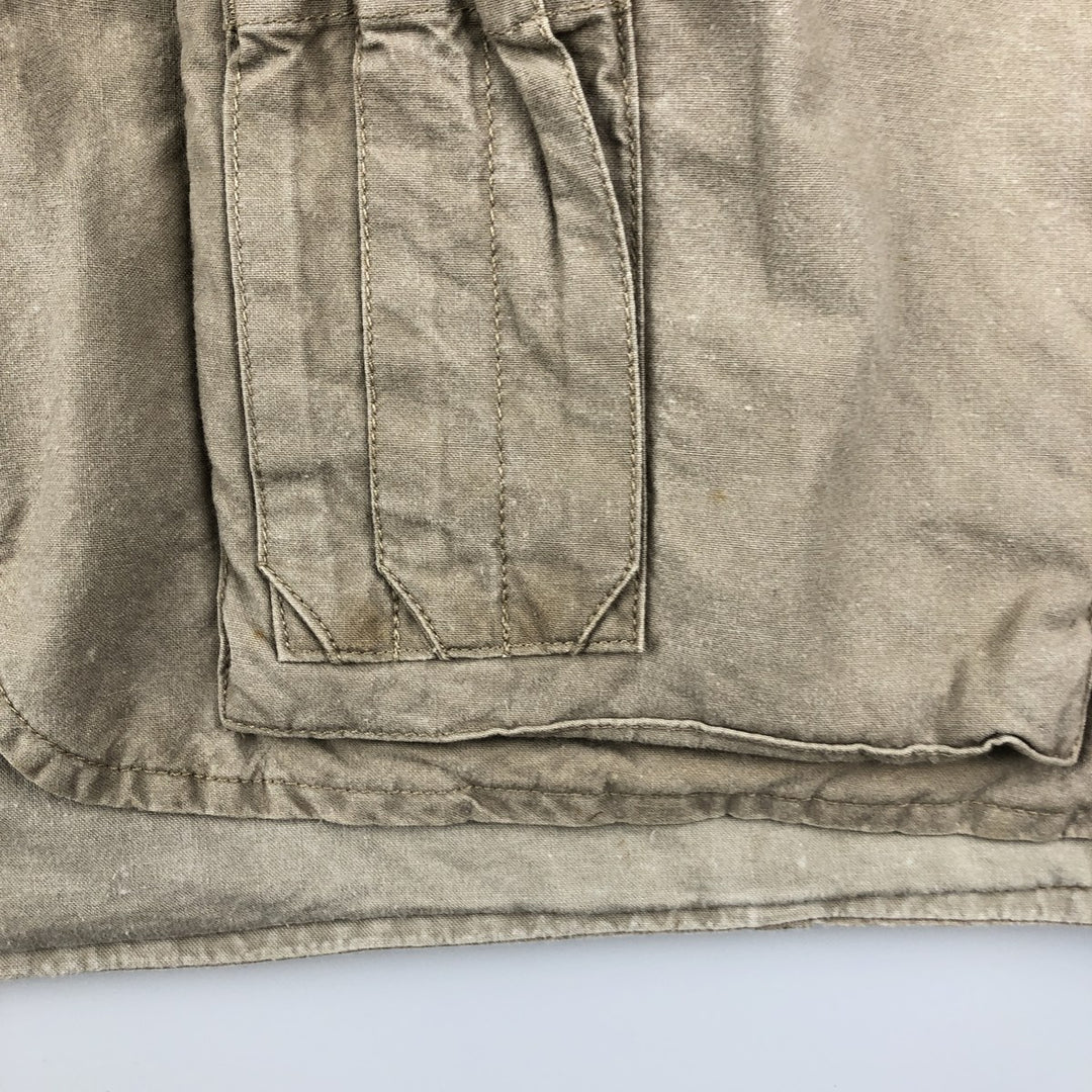 80'S Banana Republic Safari Vest Men's XL Size Vintage cotton Beige type Vintage Second Hand