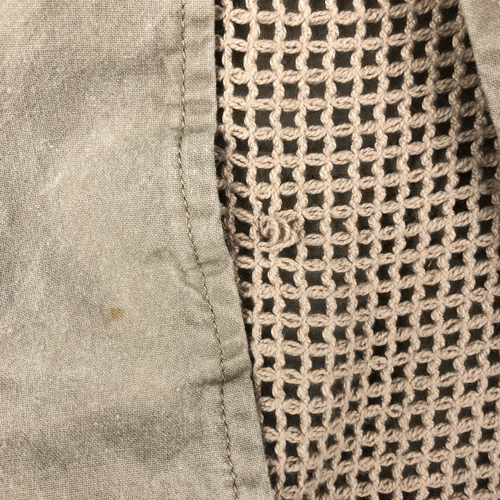 80'S Banana Republic Safari Vest Men's XL Size Vintage cotton Beige type Vintage Second Hand