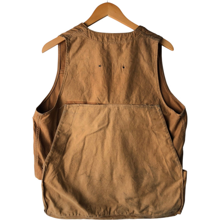Vintage 1970'S Ideal Hunting Vest, Men's Size Medium unclear ocher yellow type Vintage Second Hand
