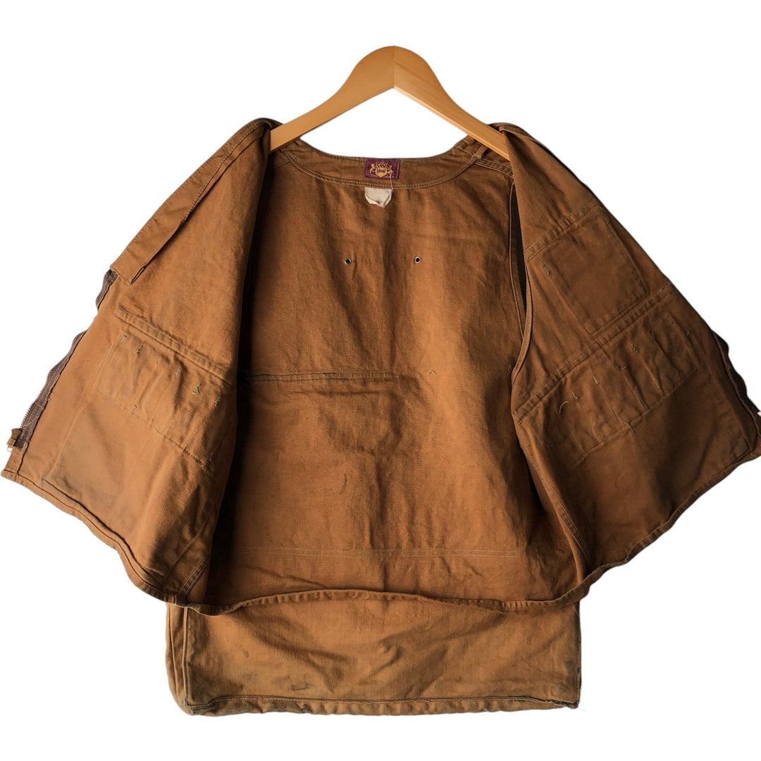 Vintage 1970'S Ideal Hunting Vest, Men's Size Medium unclear ocher yellow type Vintage Second Hand