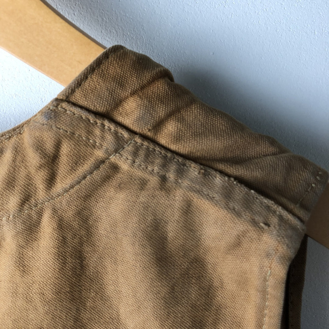Vintage 1970'S Ideal Hunting Vest, Men's Size Medium unclear ocher yellow type Vintage Second Hand