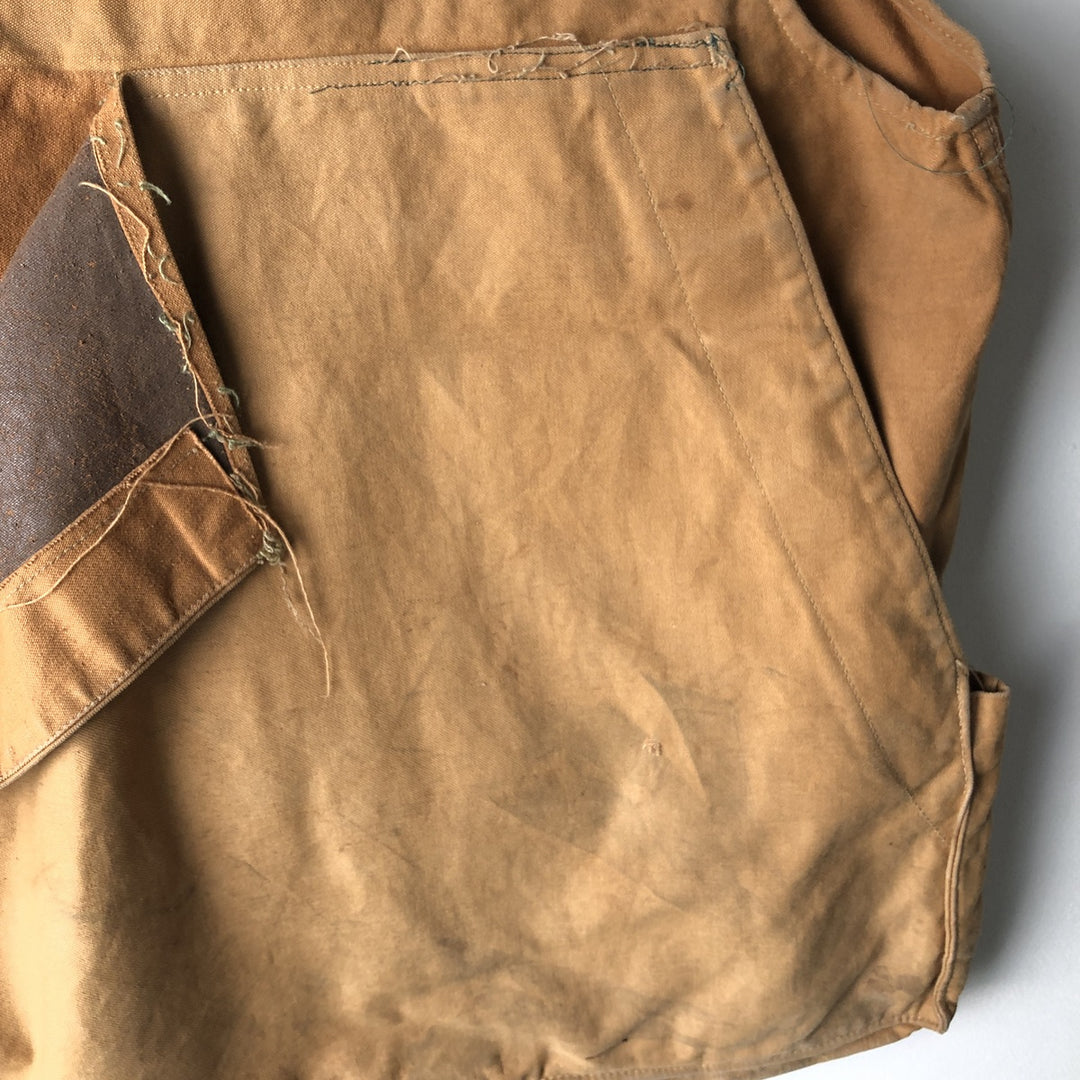 Vintage 1970'S Ideal Hunting Vest, Men's Size Medium unclear ocher yellow type Vintage Second Hand