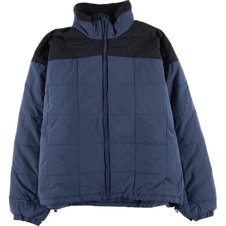 90s-00'S Columbia INTERCHANGE padded puffer jacket, men's size XL equivalent, vintage. Nylon navy blue type Vintage Second Hand