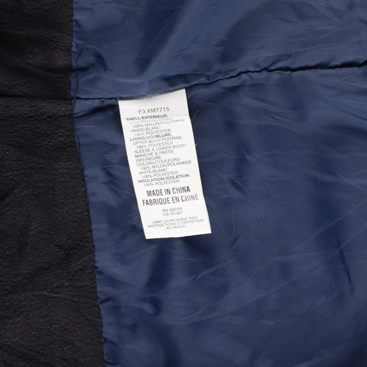 90s-00'S Columbia INTERCHANGE padded puffer jacket, men's size XL equivalent, vintage. Nylon navy blue type Vintage Second Hand