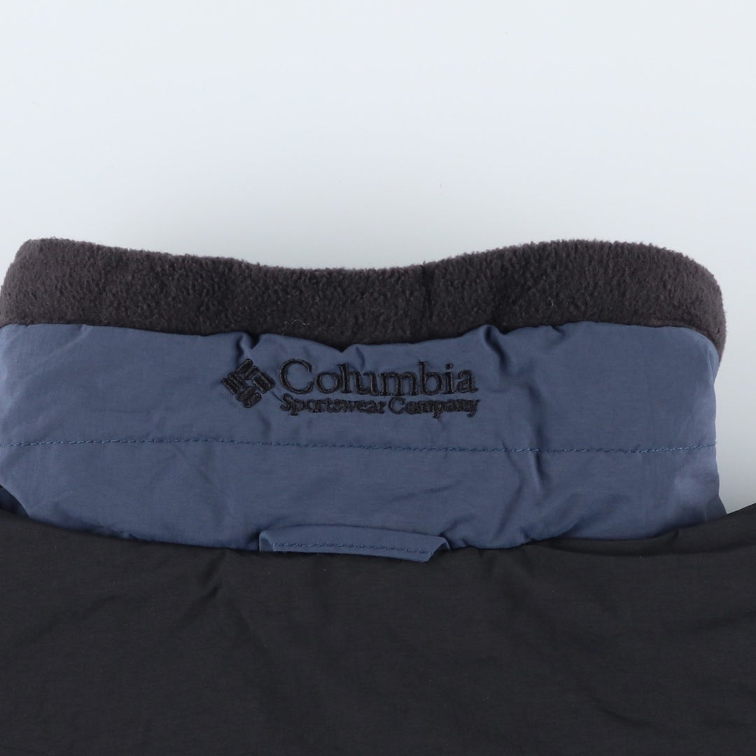 90s-00'S Columbia INTERCHANGE padded puffer jacket, men's size XL equivalent, vintage. Nylon navy blue type Vintage Second Hand