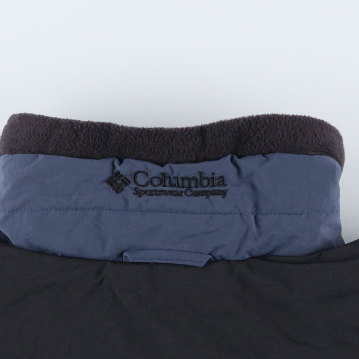 90s-00'S Columbia INTERCHANGE padded puffer jacket, men's size XL equivalent, vintage. Nylon navy blue type Vintage Second Hand