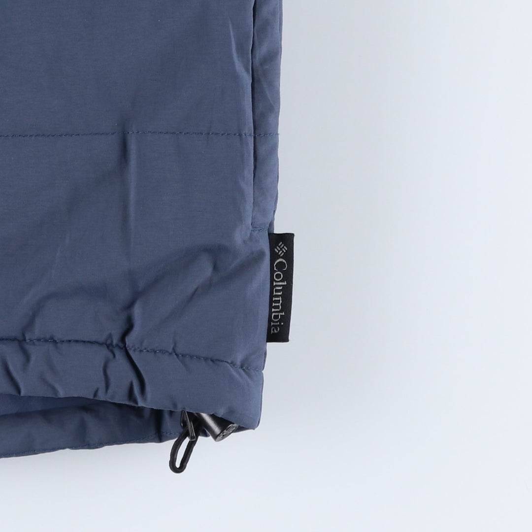 90s-00'S Columbia INTERCHANGE padded puffer jacket, men's size XL equivalent, vintage. Nylon navy blue type Vintage Second Hand