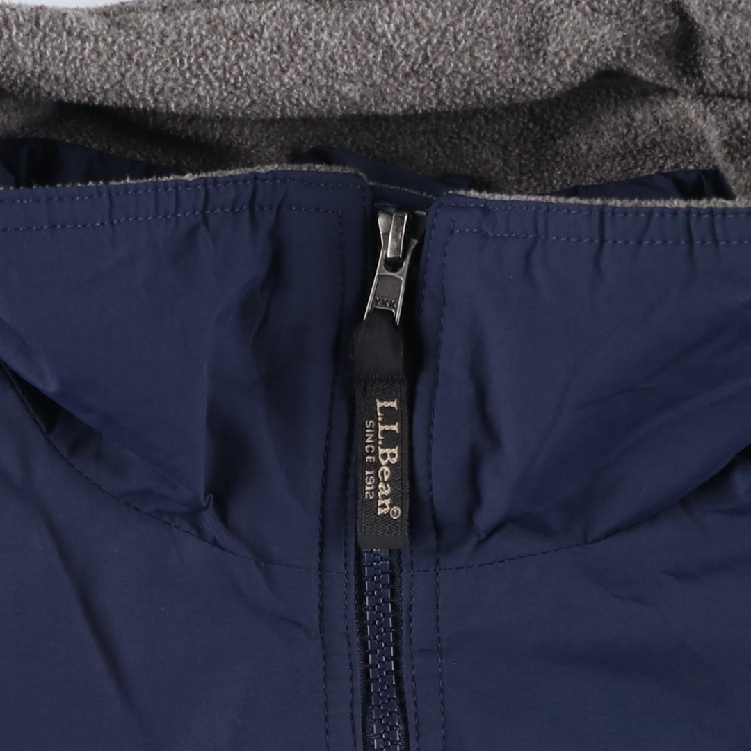 90s-00'S LLBean Men's XL Vintage Padded Puffer Jacket Nylon navy blue type Vintage Second Hand