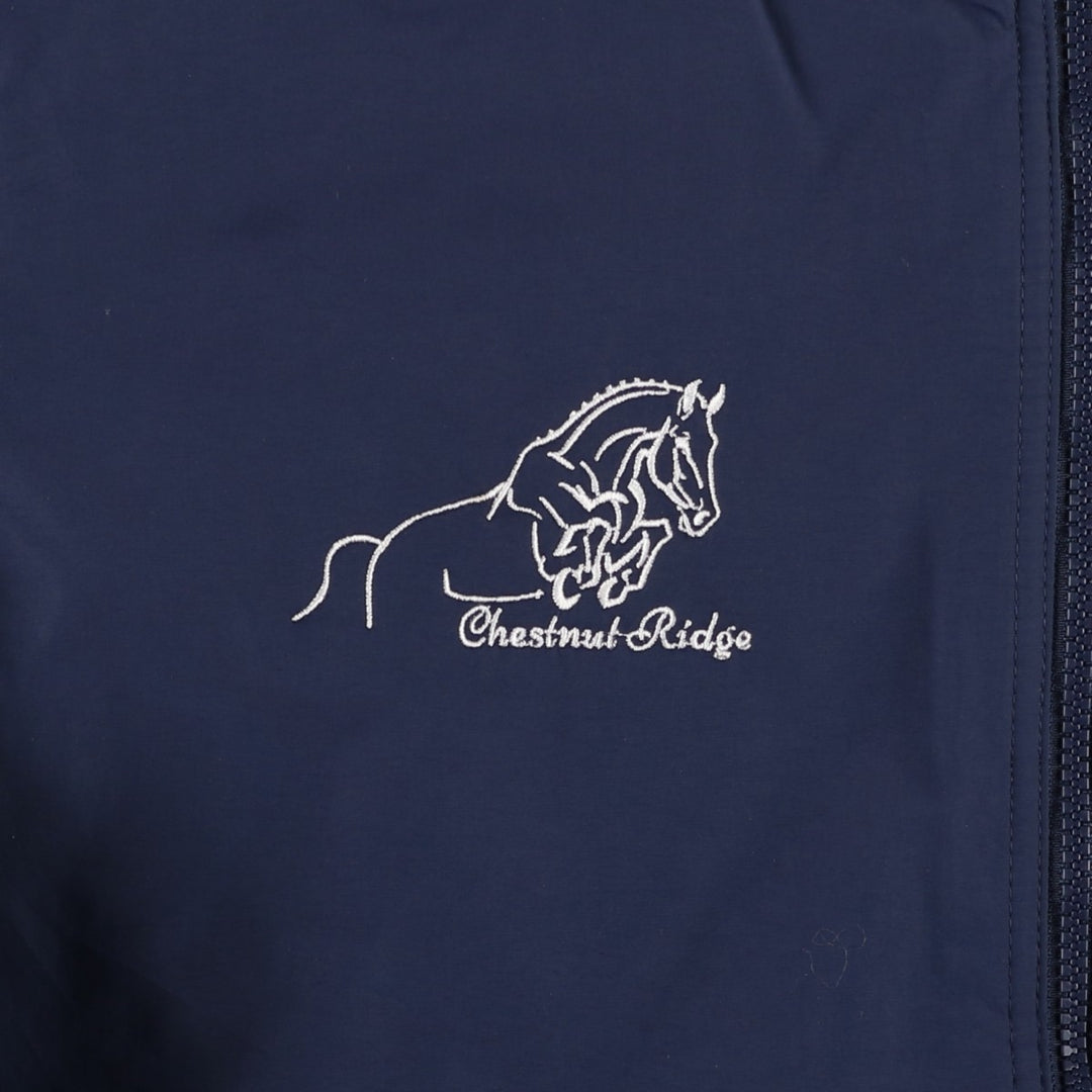 90s-00'S LLBean Men's XL Vintage Padded Puffer Jacket Nylon navy blue type Vintage Second Hand
