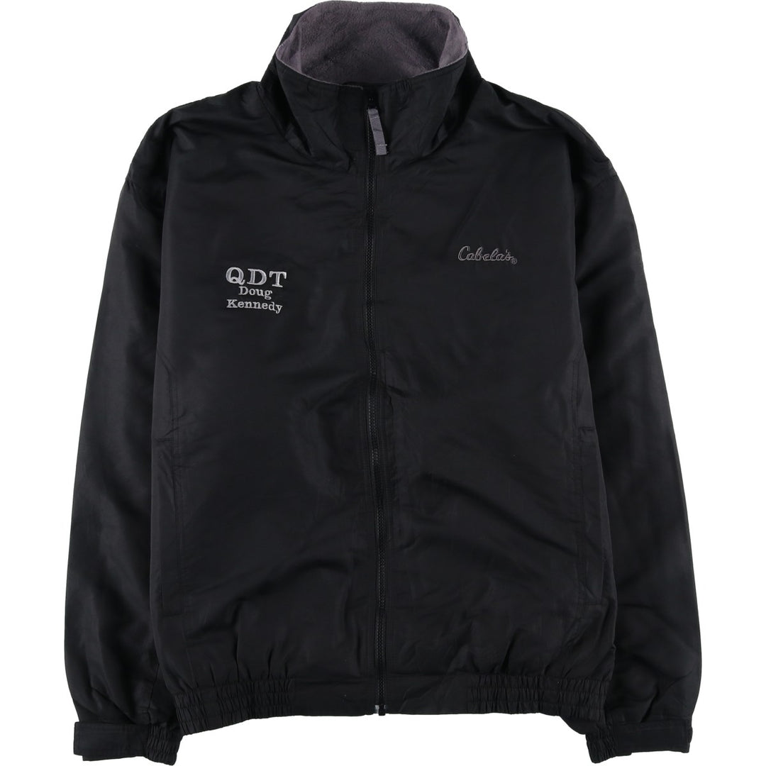 90s-00'S Cabelas Padded Puffer Jacket, Men's Size XL, Vintage polyester black type Vintage Second Hand