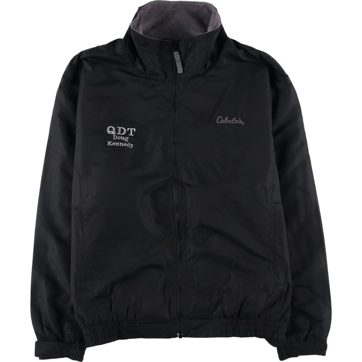 90s-00'S Cabelas Padded Puffer Jacket, Men's Size XL, Vintage polyester black type Vintage Second Hand