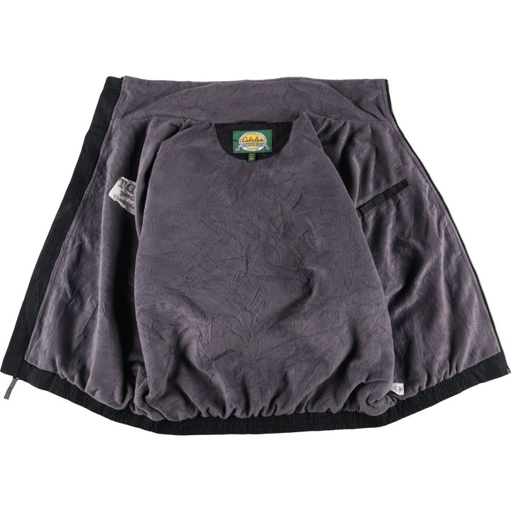 90s-00'S Cabelas Padded Puffer Jacket, Men's Size XL, Vintage polyester black type Vintage Second Hand