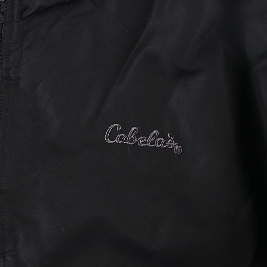 90s-00'S Cabelas Padded Puffer Jacket, Men's Size XL, Vintage polyester black type Vintage Second Hand