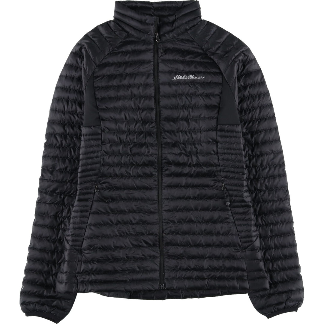 Eddie Bauer padded puffer jacket, women's size S polyester black type Vintage Second Hand