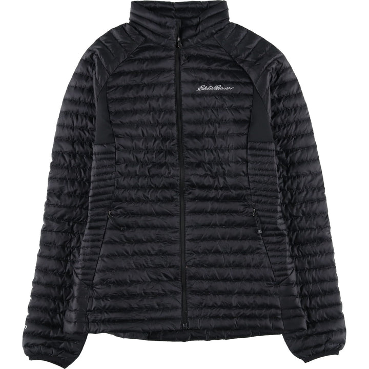 Eddie Bauer padded puffer jacket, women's size S polyester black type Vintage Second Hand