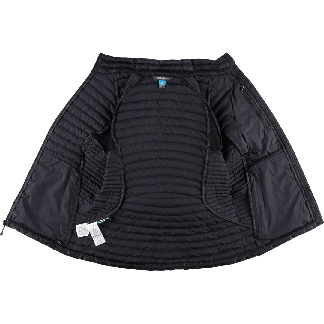 Eddie Bauer padded puffer jacket, women's size S polyester black type Vintage Second Hand