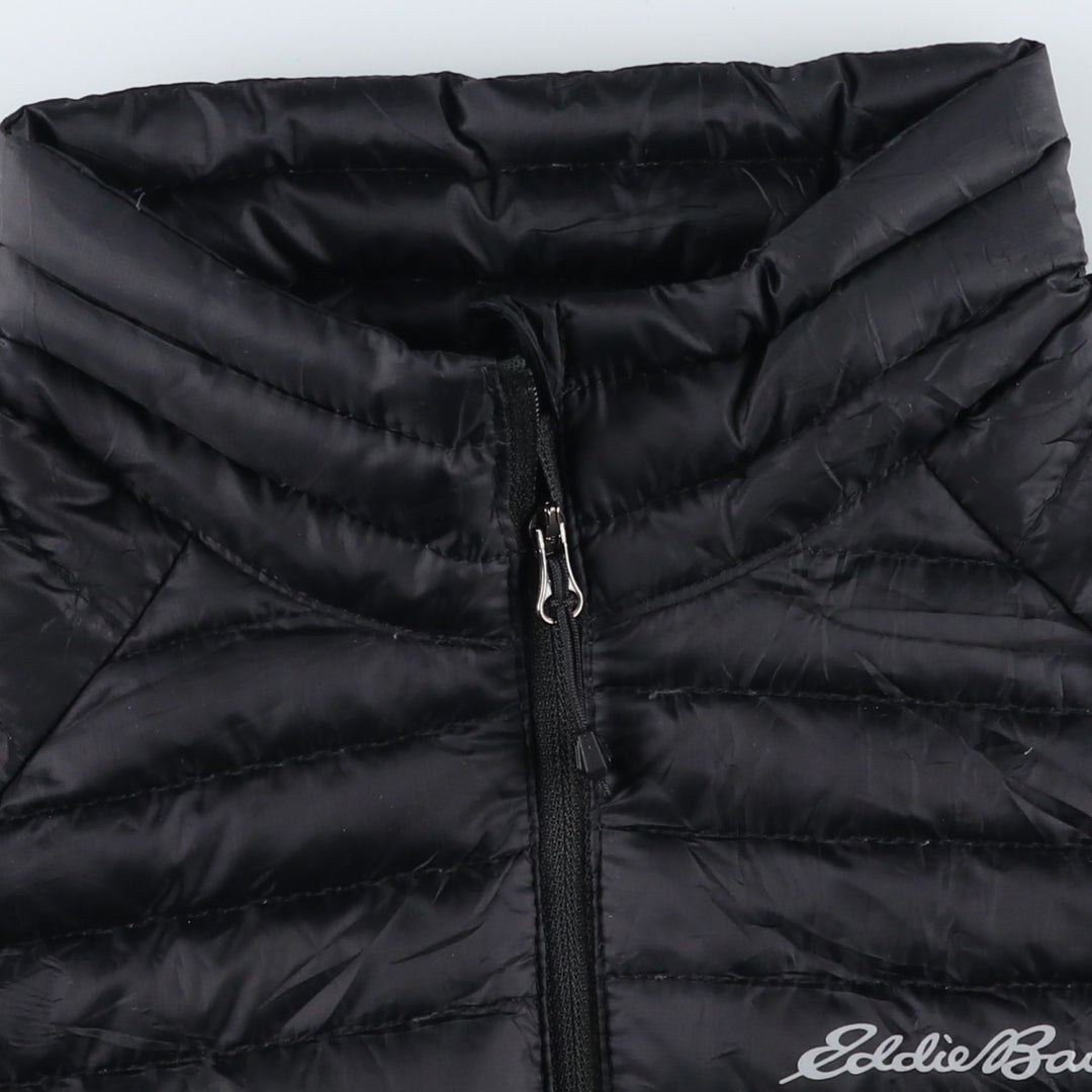 Eddie Bauer padded puffer jacket, women's size S polyester black type Vintage Second Hand