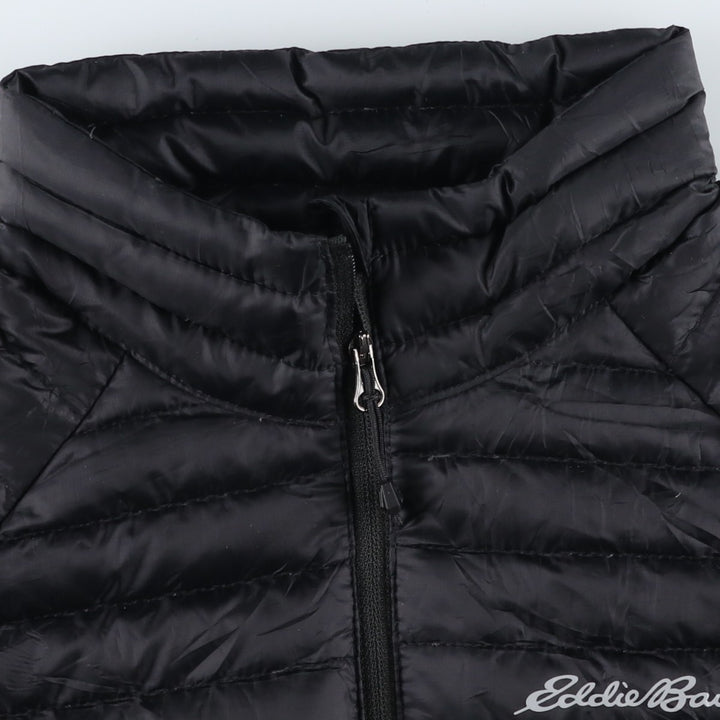 Eddie Bauer padded puffer jacket, women's size S polyester black type Vintage Second Hand
