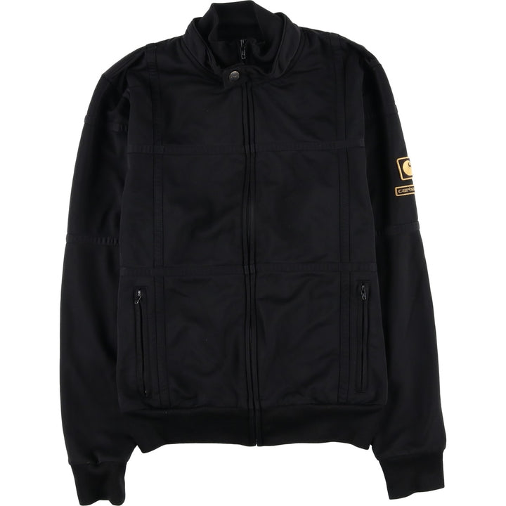 Carhartt Jersey Track Jacket, Women's Size Small polyester black type Vintage Second Hand