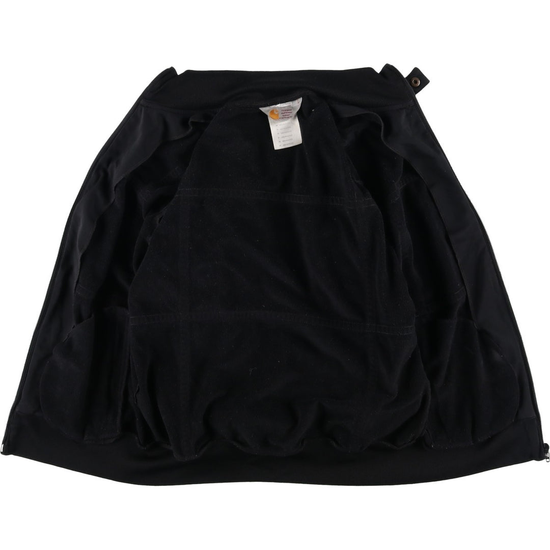 Carhartt Jersey Track Jacket, Women's Size Small polyester black type Vintage Second Hand
