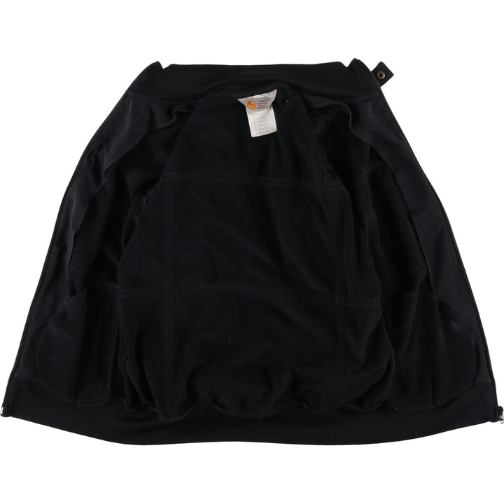 Carhartt Jersey Track Jacket, Women's Size Small polyester black type Vintage Second Hand