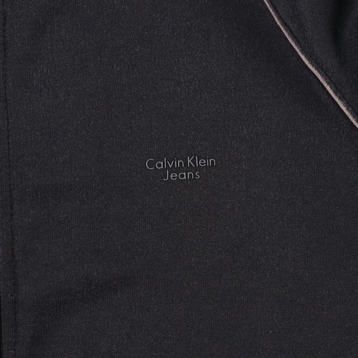 Calvin Klein Jeans Track Jacket, Women's Size Small cotton black type Vintage Second Hand