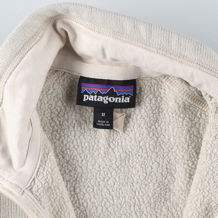 Patagonia Better Sweater 1 polyester ivory Vintage Second Hand
