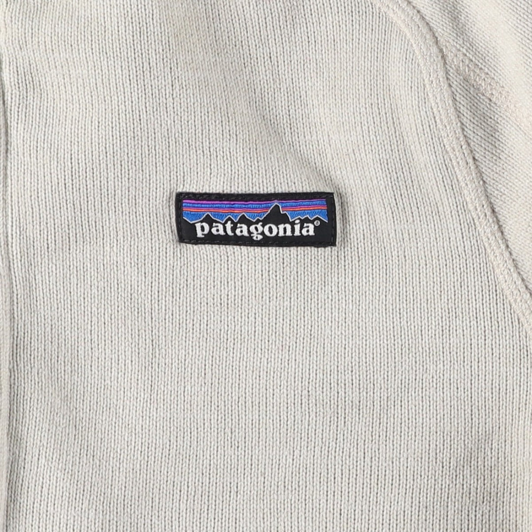 Patagonia Better Sweater 1 polyester ivory Vintage Second Hand