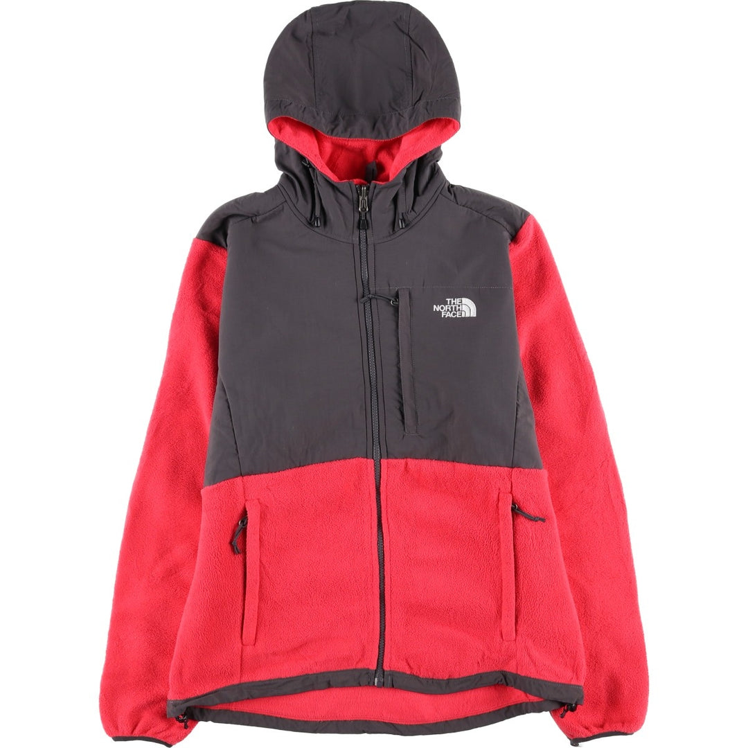 The North Face Denali Hoodie, Nylon and Fleece Parka, Women's, Size L polyester gray type Vintage Second Hand