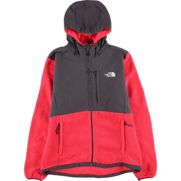 The North Face Denali Hoodie, Nylon and Fleece Parka, Women's, Size L polyester gray type Vintage Second Hand