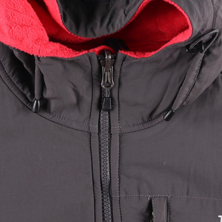 The North Face Denali Hoodie, Nylon and Fleece Parka, Women's, Size L polyester gray type Vintage Second Hand