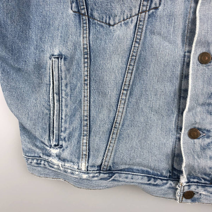Vintage 90s-00'S Levi's Cut-Off Denim Vest, Made in Canada, Men's Size XL cotton Blue type light blue Vintage Second Hand