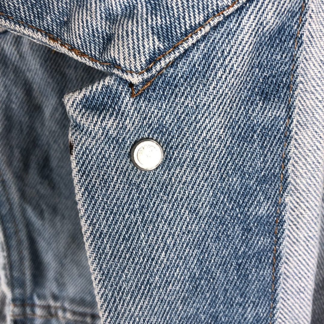90'S Levi's 75505-0212 Cut-Off Denim Vest, Men's Size L, Vintage unclear Blue type light blue Vintage Second Hand