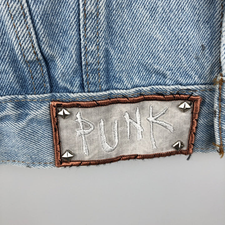 90'S Levi's 75505-0212 Cut-Off Denim Vest, Men's Size L, Vintage unclear Blue type light blue Vintage Second Hand