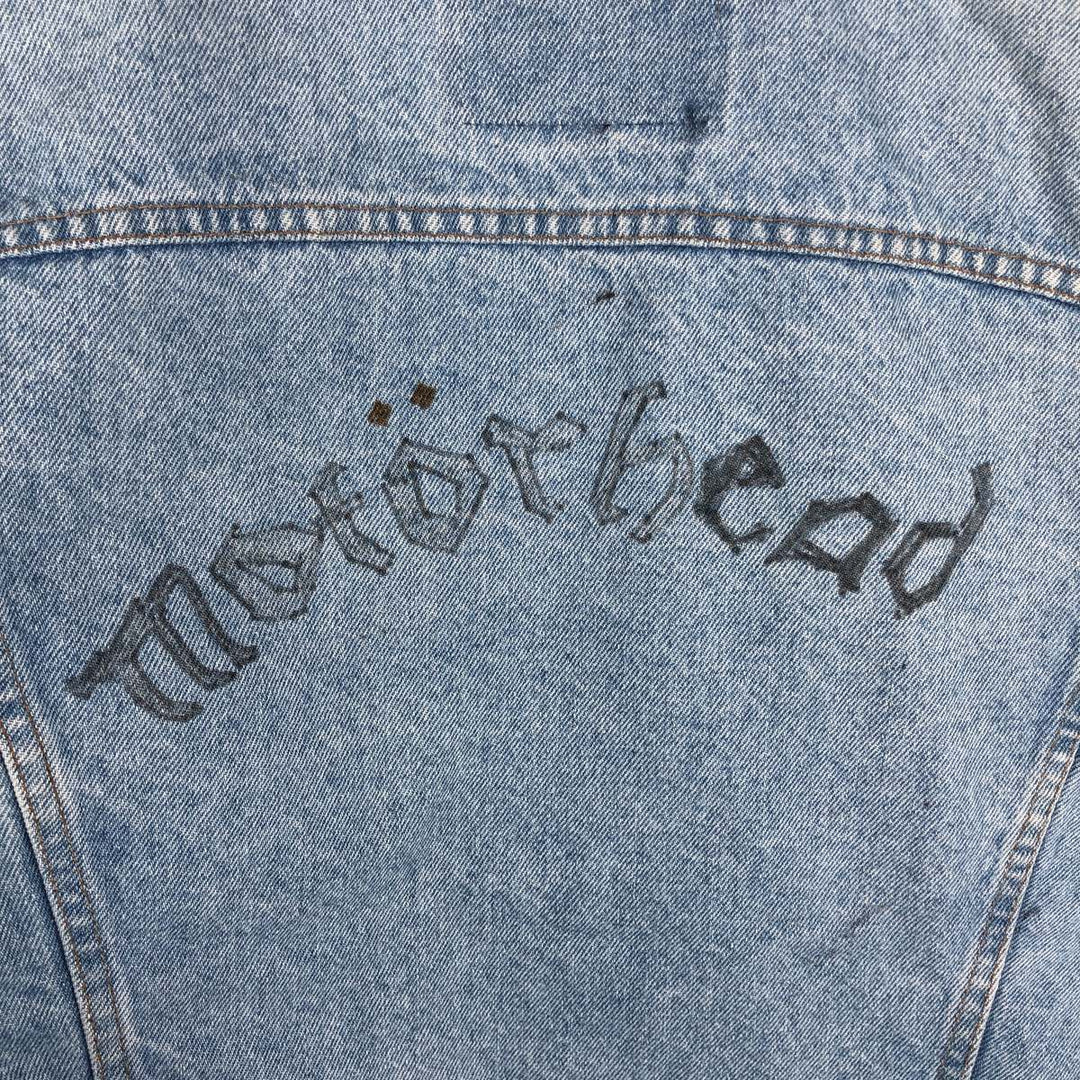 90'S Levi's 75505-0212 Cut-Off Denim Vest, Men's Size L, Vintage unclear Blue type light blue Vintage Second Hand